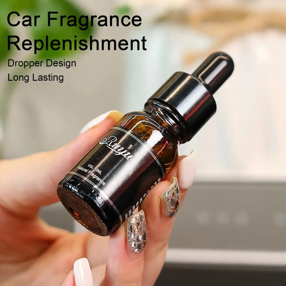 Practical Car Perfume Refill Healthy Car Perfume Leak-proof Plant Essential Oil Car Air Freshener  Wide Application