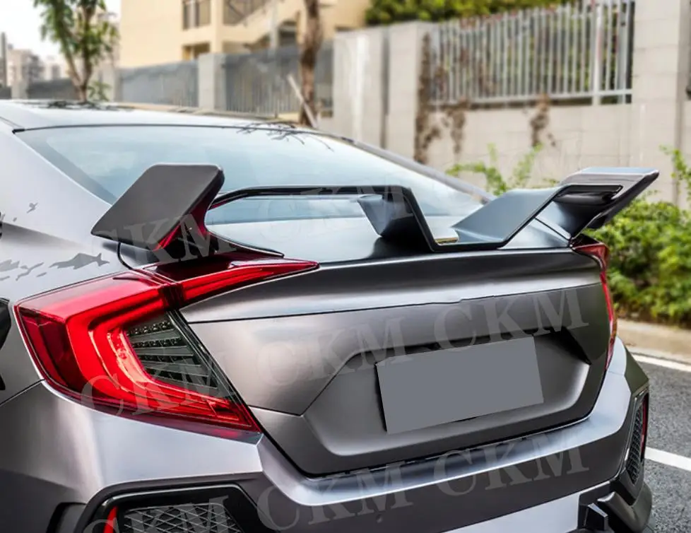 

Car Accessories Duckbill Rear Trunk Wing Spoiler for Honda Civic 10th Sedan 2016-2020 Car Exterior Tuning Body Kit
