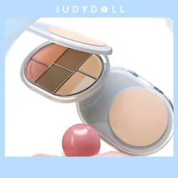 Judydoll Creation Series Glaze Beauty Six-Color Comprehensive Face Palette Eyeshadow Palette Blush Matte