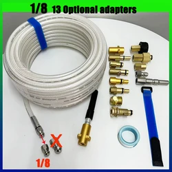 1/8 Nozzle Pressure Washer Sewer Drain Water Cleaning Hose Sewage Pipe For Karcher Lavor Interskol Huter Nilfisk Stihl Elitech