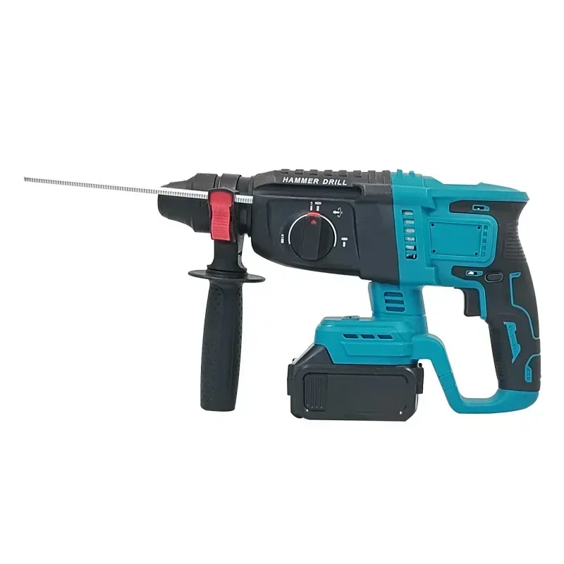 Cordless Brushless Lithium Electric Hammer Drill Three In One High Power Wireless Heavy Duty Square Handle Multifunction Tool