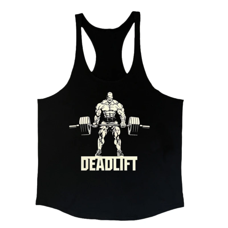 

Мужская майка-стрингер для бодибилдинга - жилет без рукавов для тренажерного зала и фитнеса, спортивная мышцы - рубашка для строительства для тяжелой атлетики и тренировок