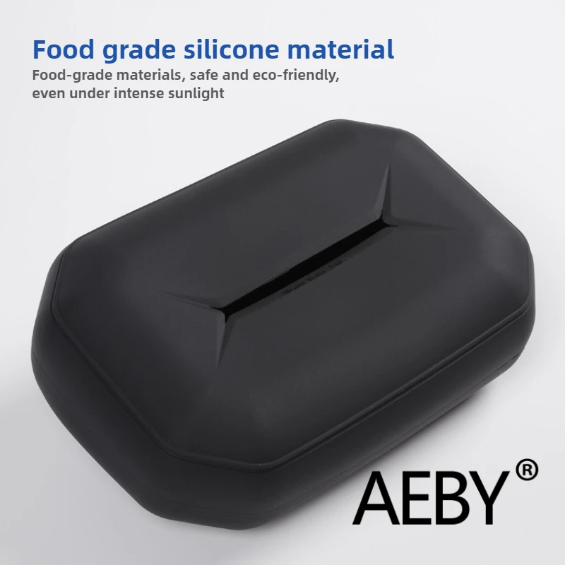 AEBY لـ ZEEKR 007 2024 2025 حامل علبة مناديل السيارة، منظم تخزين متعدد الوظائف، ملحقات داخلية للسيارات مقاومة للماء