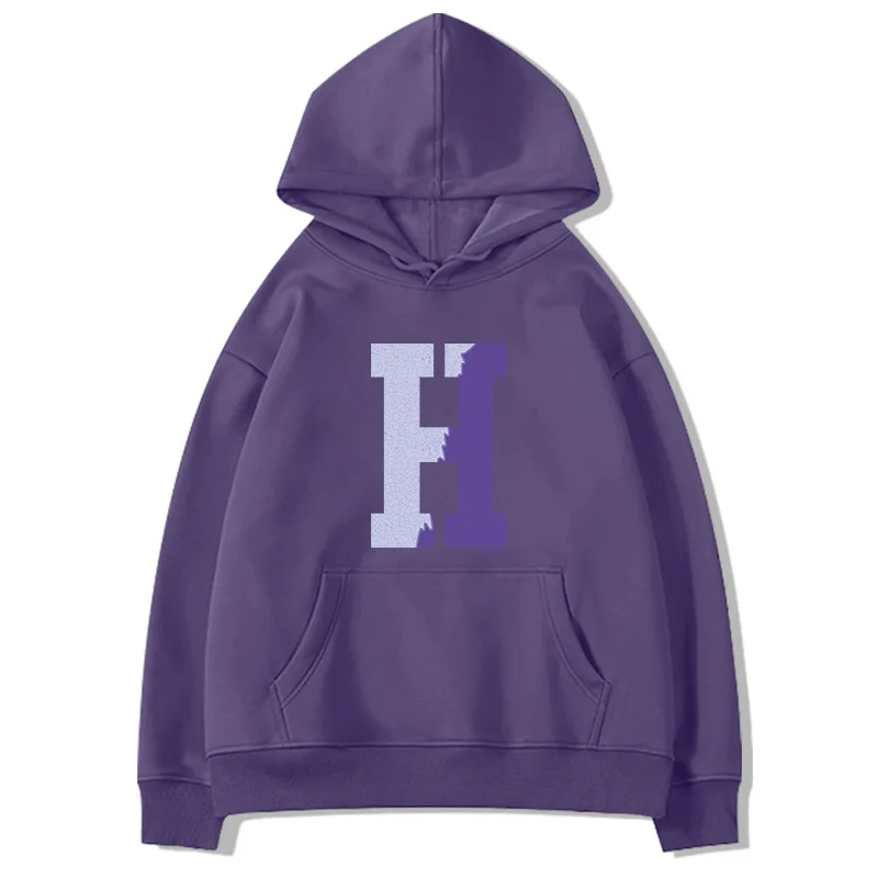 Version coréenne Style paresseux printemps et automne mince violet à capuche femmes ample gros MM grand mince Premium manteau