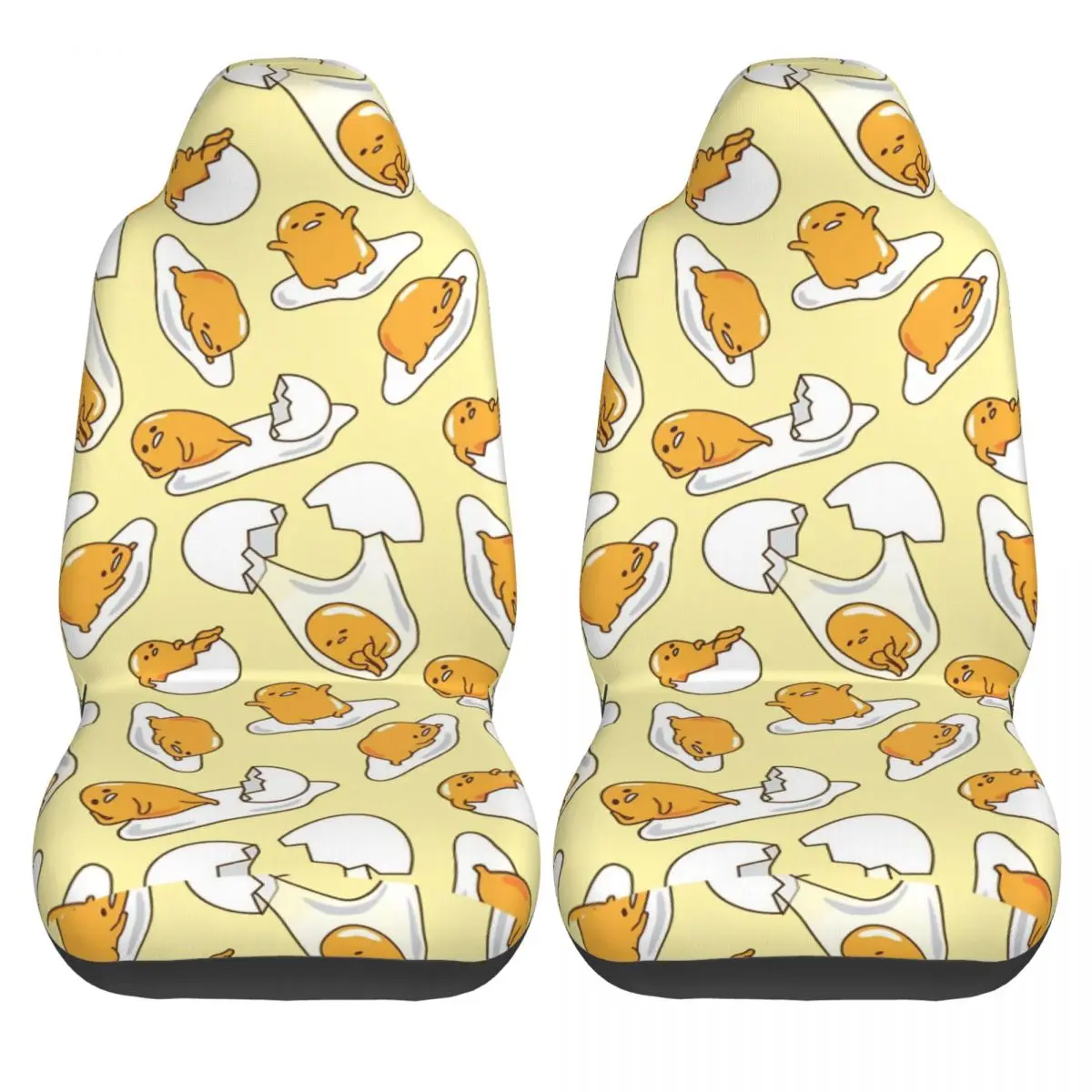 Gudetama Cute Egg Cartoon Universal Car Seat Cover for most cars For SUV Car Seat Protector Fabric Hunting
