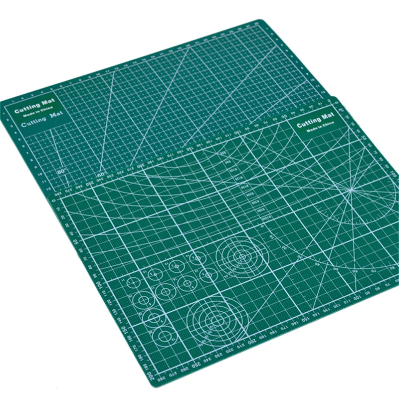 A4 Double Sided Cutting Mat, Cut Pad Patchwork Tool, Placa artesanal, Escuro Material Escolar, 22x30cm