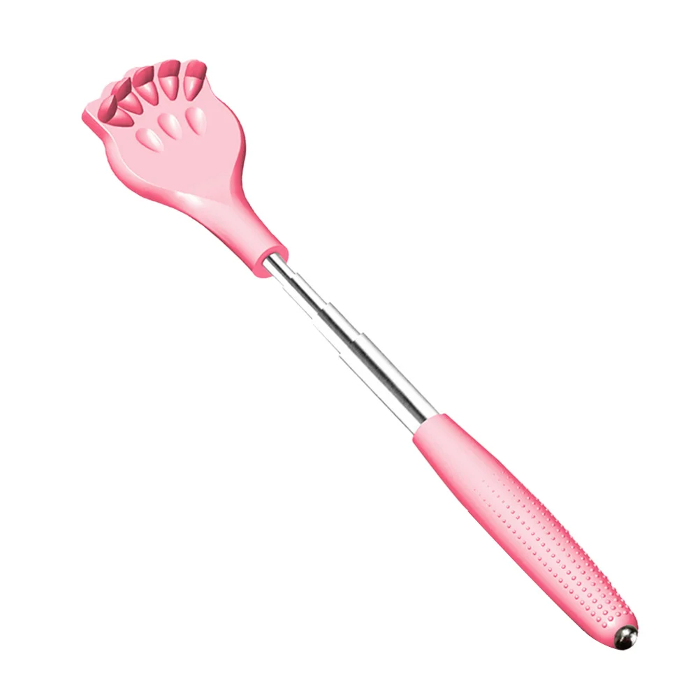 

1Pcs Itch-Relief Back Scratcher Durable Longlasting Portable Anti-Skid Design Flexible for Any Part of Your Body Pink