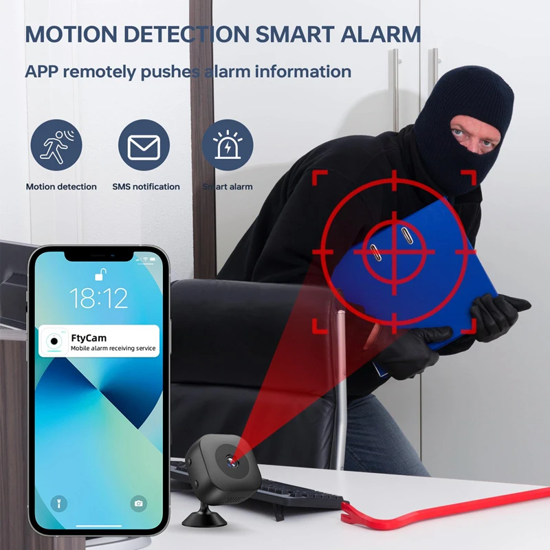 Mini HD 4K Camera WiFi Wireless Monitoring Security Protection Remote Monitor Camcorders Video Surveillance Smart Home 2026 image 4