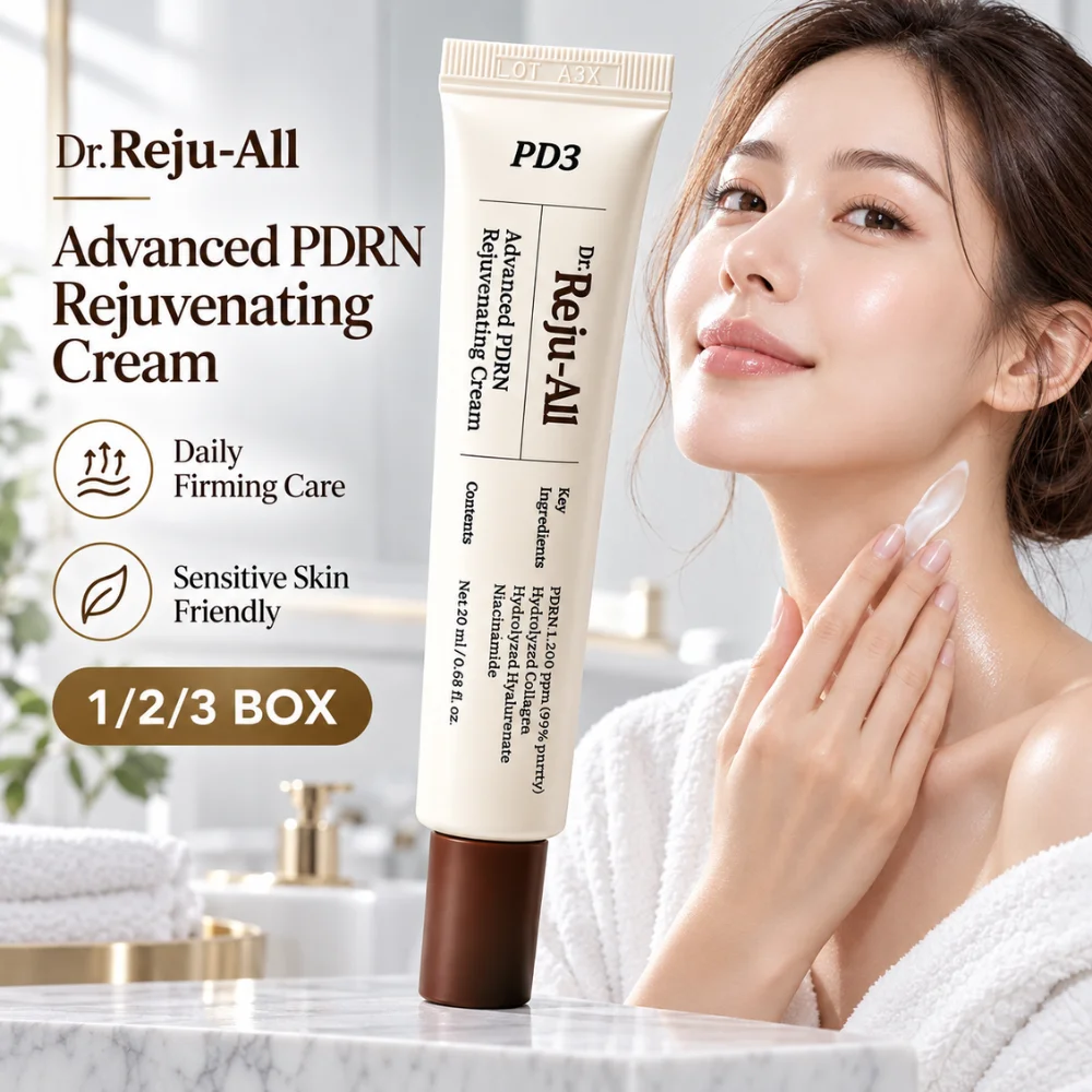 Dr.Reju-All PD3 Advanced PDRN Cream 20ml Deep Hydration Collagen Firming Moisturizer for Smooth Radiant Elastic Skin Care