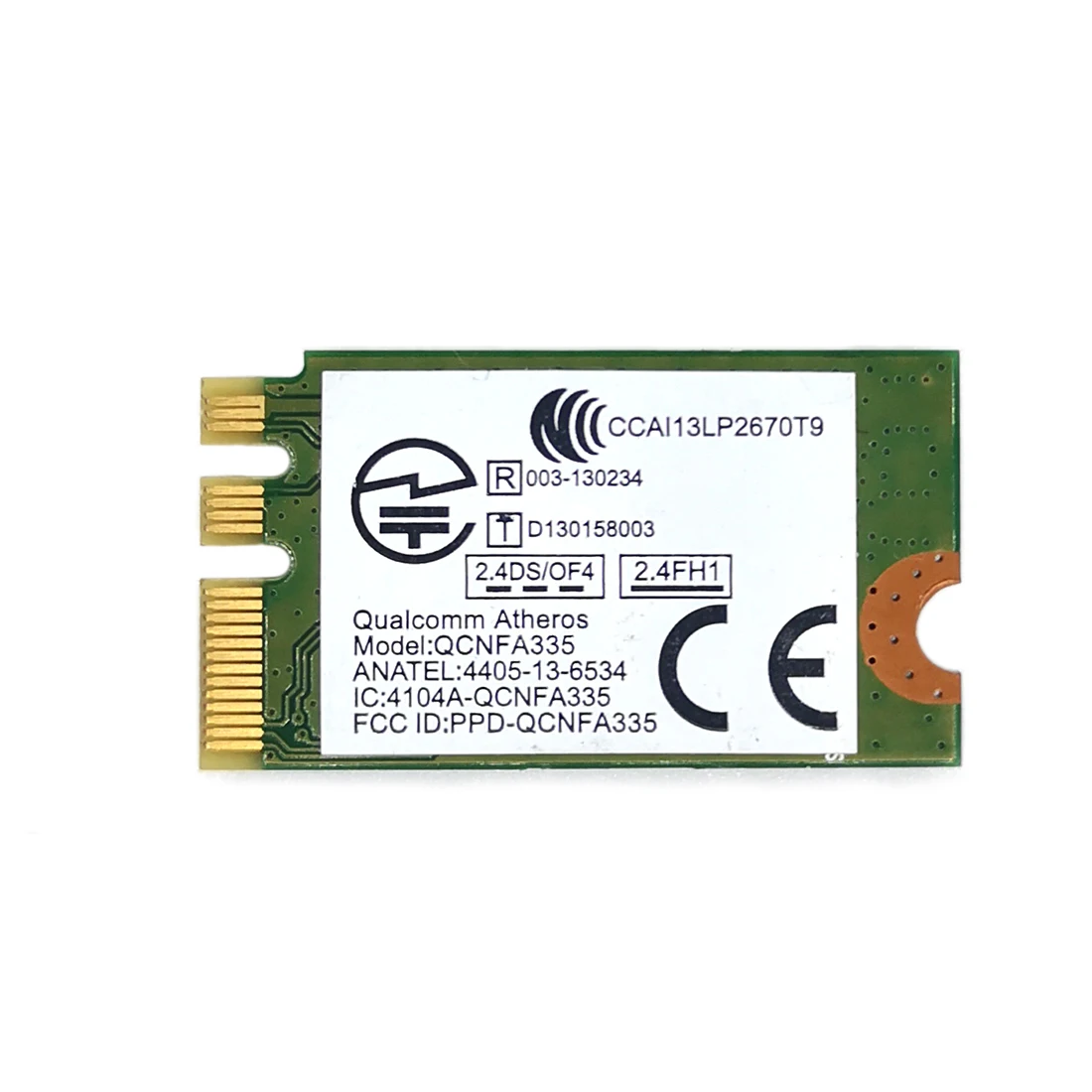 For Lenovo G40-70 G40-80 G50-80 B40-80 Z40-70 E455 E555 Used Atheros NFA335 M.2 NGFF Wireless WiFi Card QCNFA335 FRU 04X6022