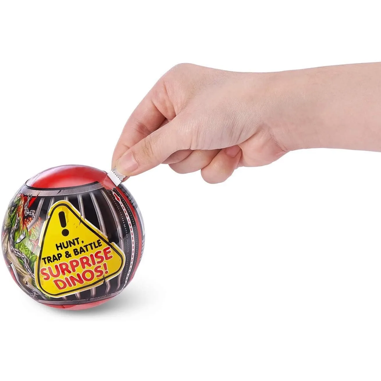 ZURU 5 Surprise Dino Strike Hunt Dinosaur Attack Hunting Series 3 Mystery Collectible Capsules 1 Pack Speelgoed voor kinderen