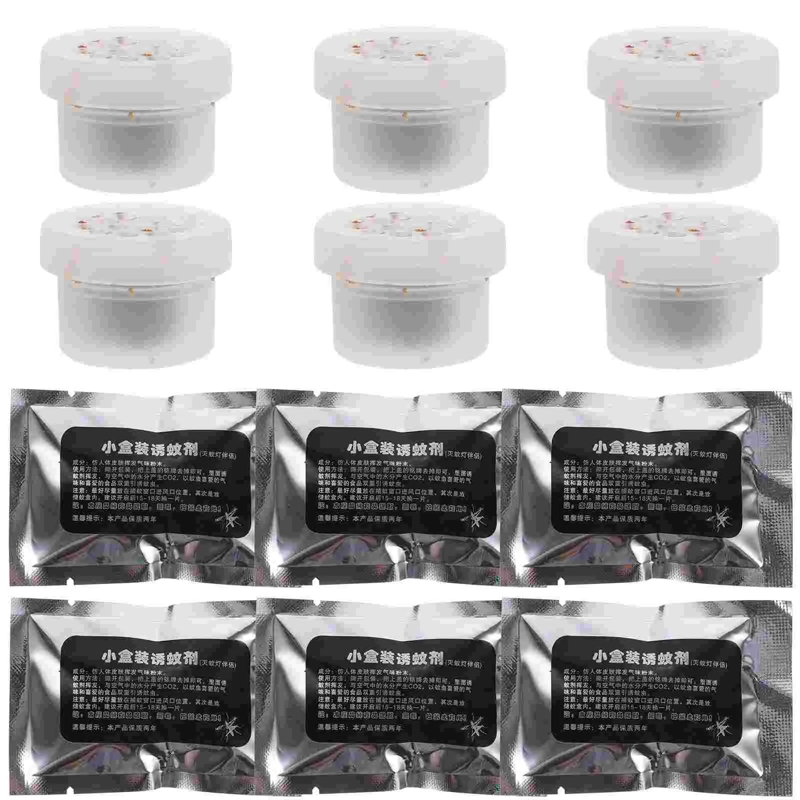 

6 Pcs Mosquitoes Kiler Trap Cocroch Killer Matamoscas Pill Lamp Accessories Lure Household