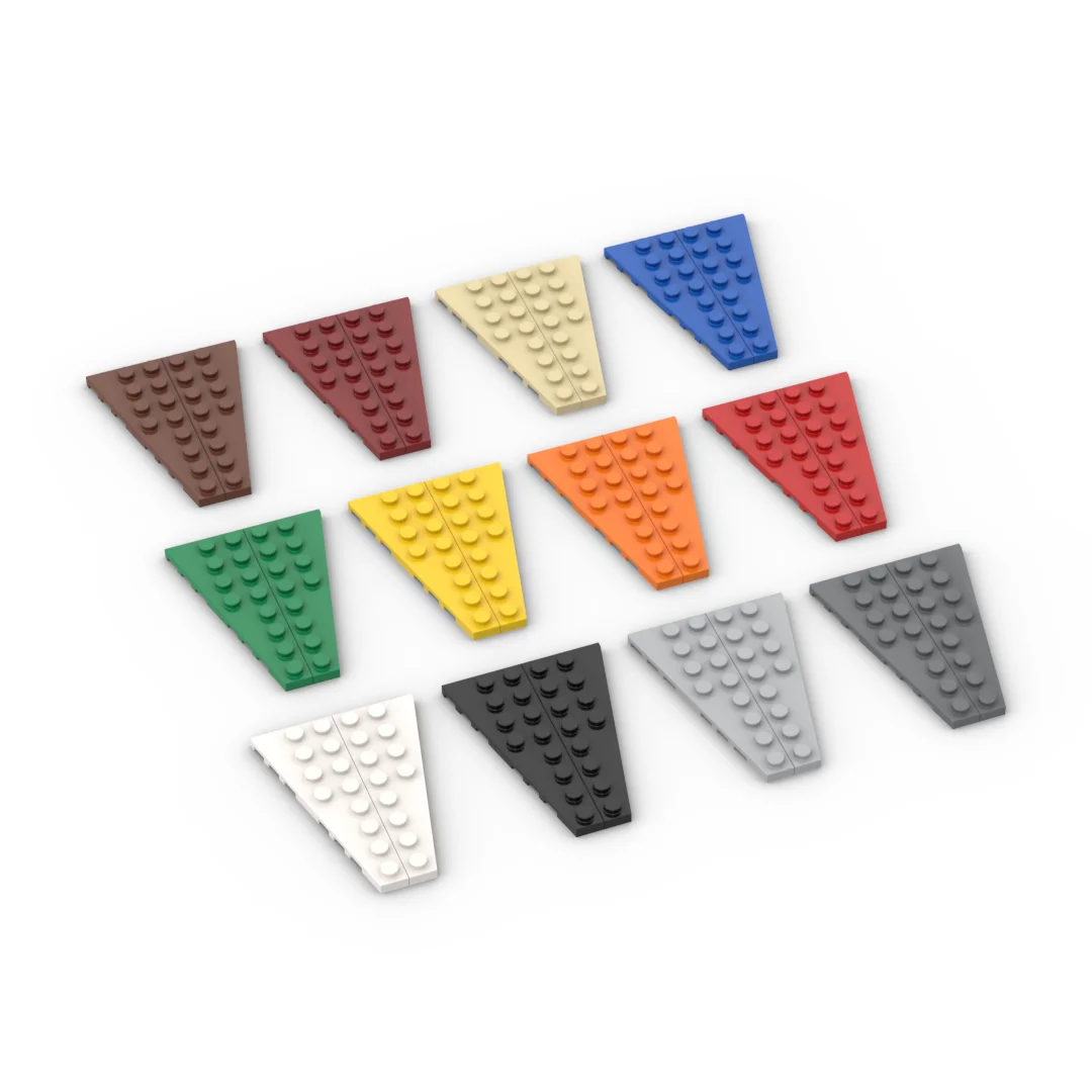 

Строительный блок из мелких частиц MOC 3544+3545, правая клиновая доска 3×8, собранные детали игрушек своими руками