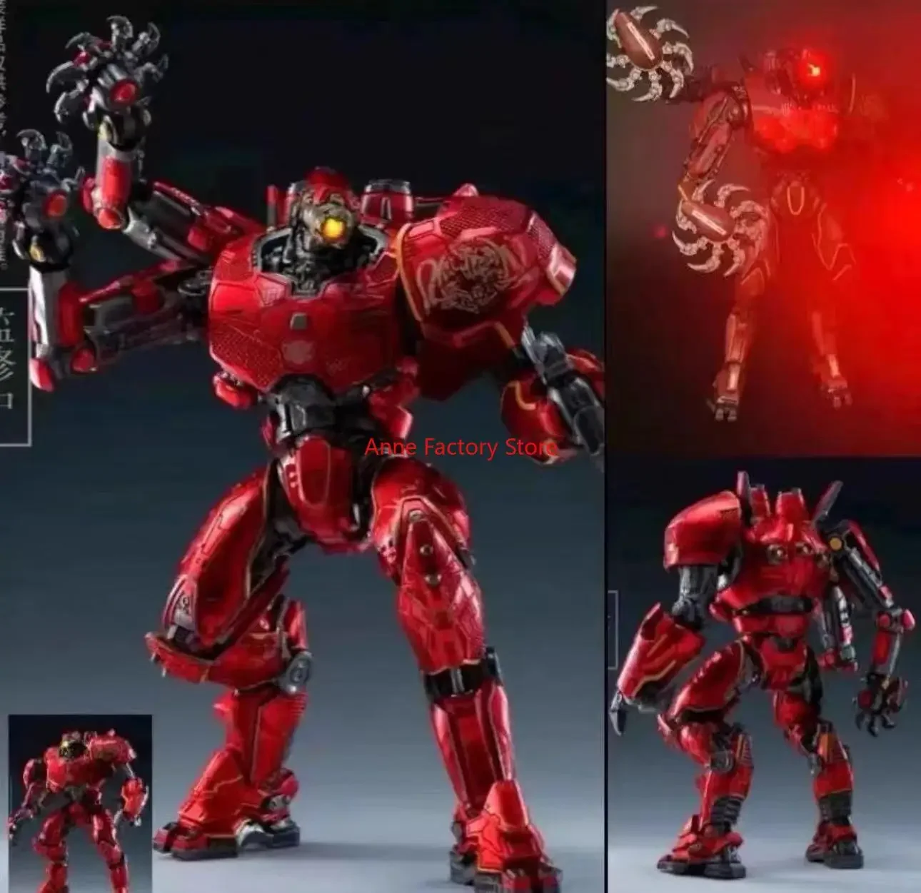 

IN STOCK NOW Light 20CM Emit NECA Figure Pacific Crimson Typhoon Gipsy Danger Cherno Alpha Model Toys Rim Collection Doll Gift