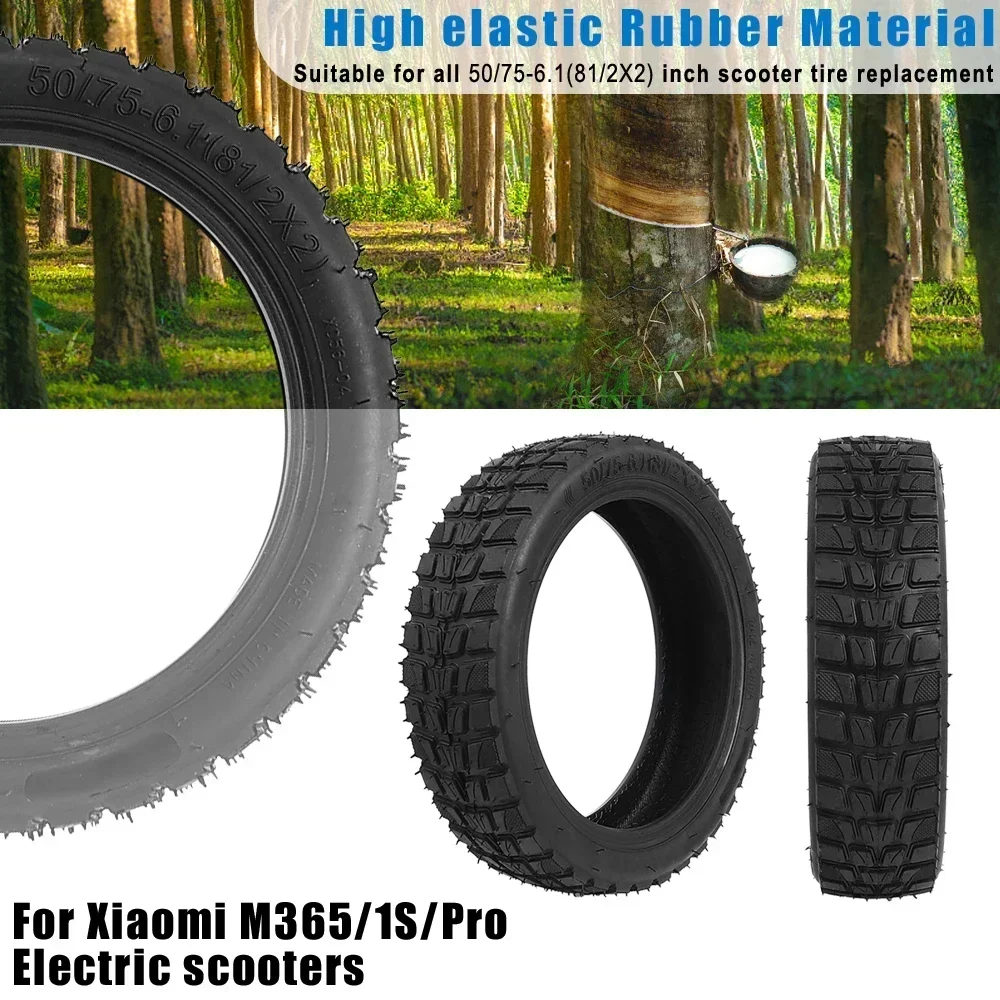 50/75-6,1 Pneumatischer Offroad-Außenreifen 8 1/2 x 2 für Xiaomi M365 1S Elektroroller 8,5 Zoll Reifen Innenrohr Ersatzteile – Detail 5