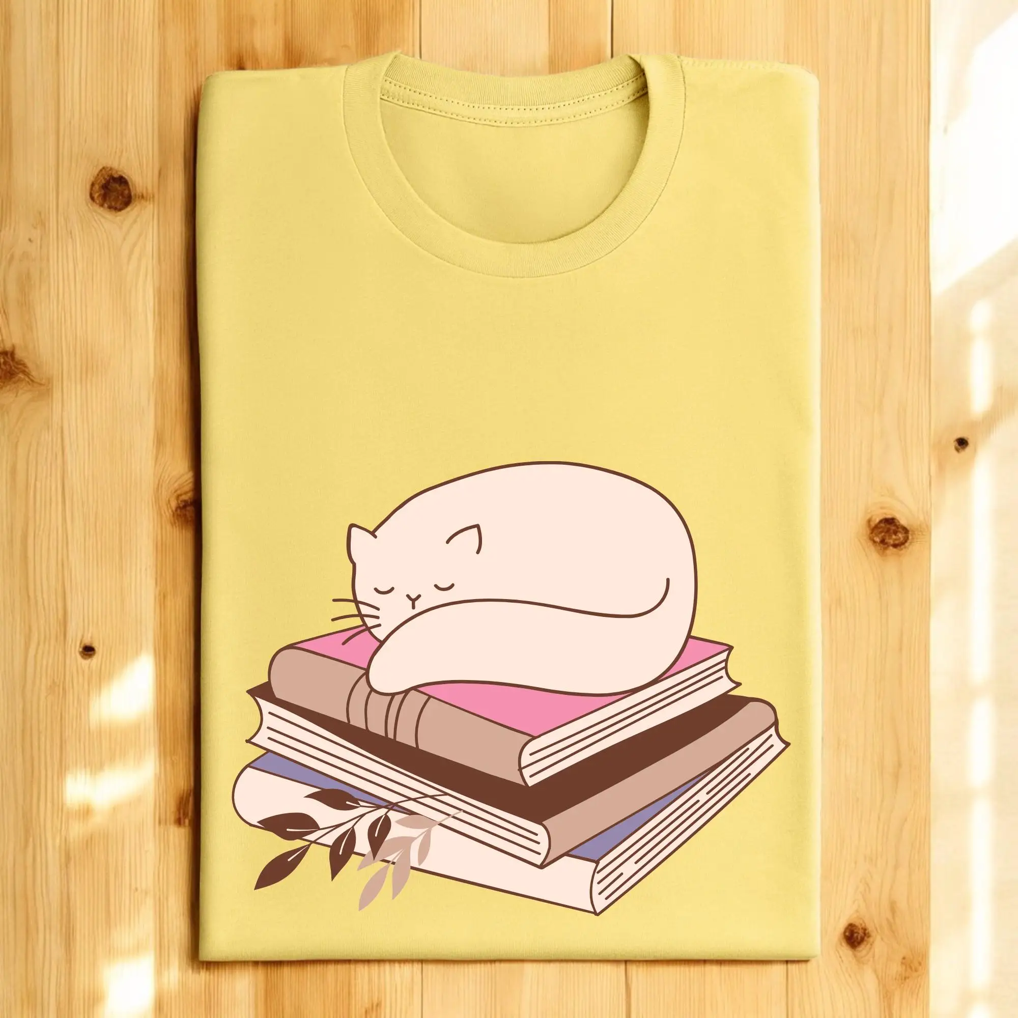 

Cats And Books T Shirt Book Lover Funny CaT Reader Owner Reading