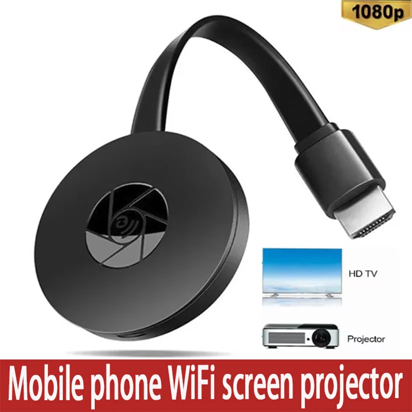 �y�Z�[�����z1080P G2 �~���X�N���[���f�B�X�v���C�p Anycast Wifi HDMI�Ή� �}���`�X�N���[���C���^���N�e�B�u�@�\���� �e���r Android iOS �~���[�����O�Ή�