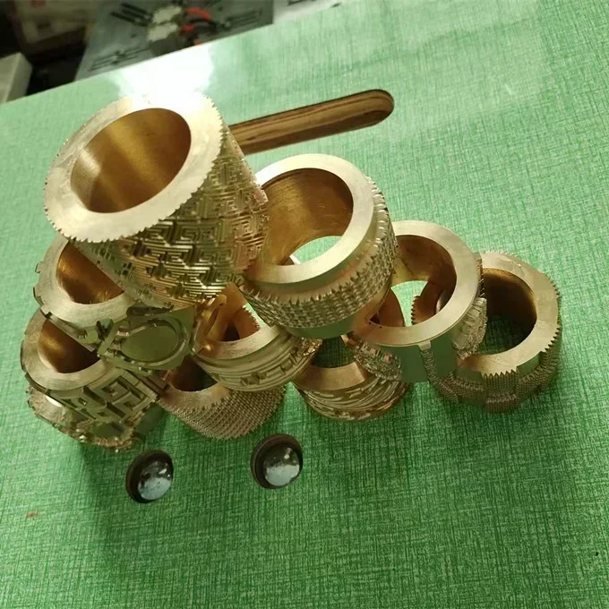 

Customized embossing mold, stamping copper belt pattern Hot sales