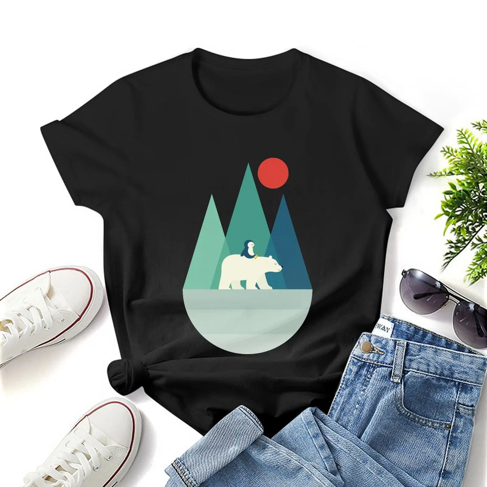 Bear You T-Shirt graphics funnys oversized workout shirts for Women