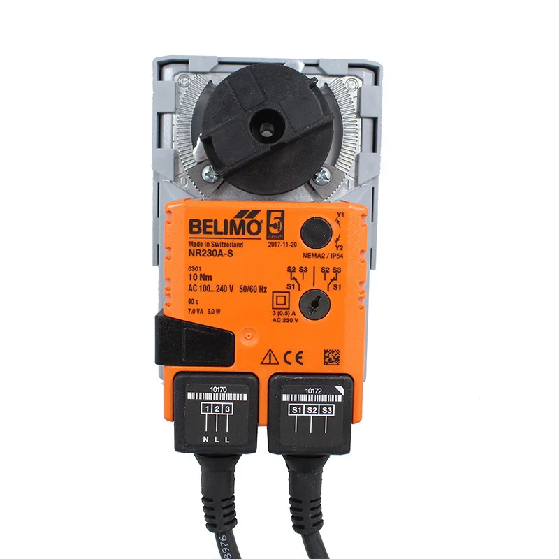 Actuador de válvula de bola eléctrica Belimo NR230A-S NRU230-S controlador tipo interruptor