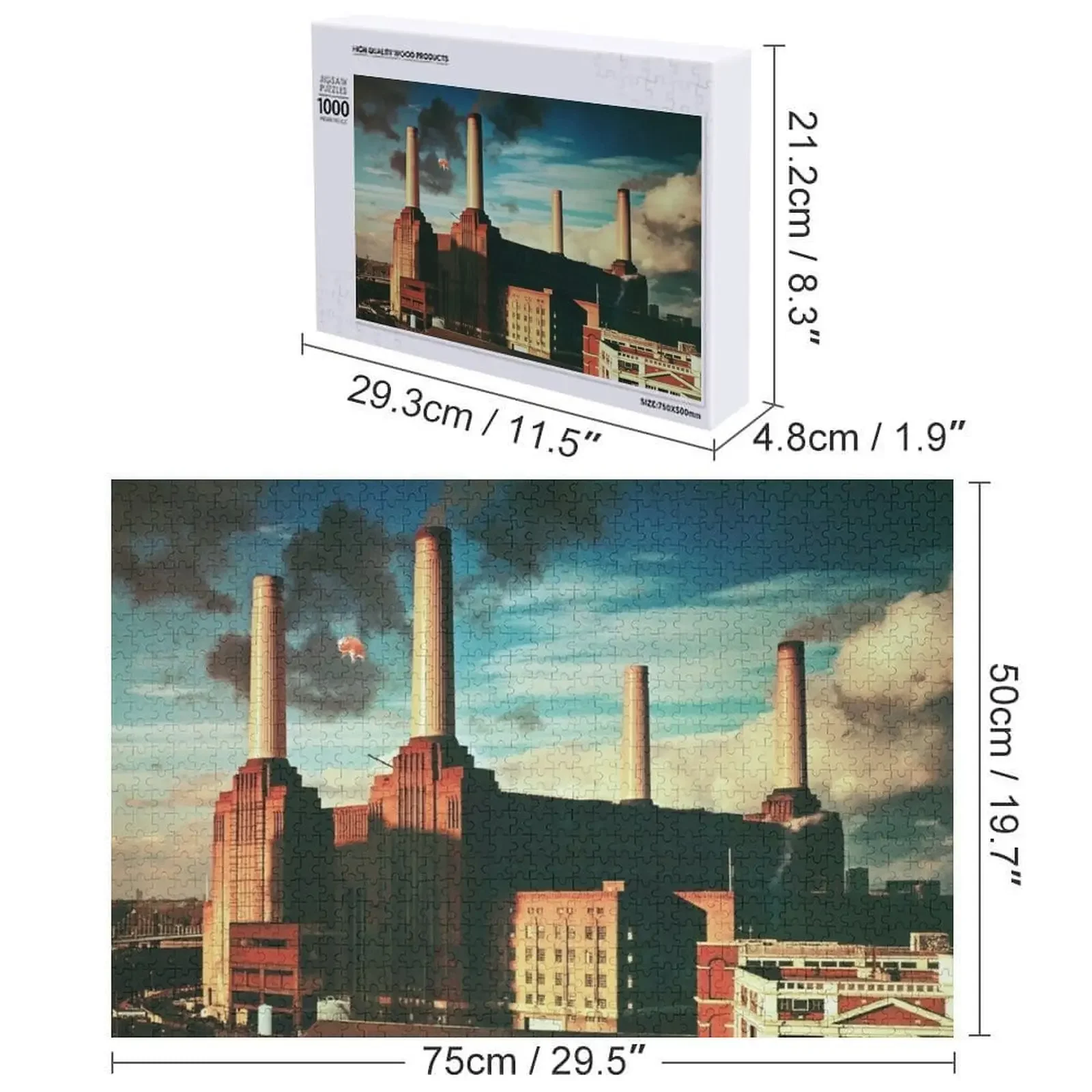 أحجية الصور المقطوعة من مصنع طائر الخنزير تخصيص الجمارك مع لغز الصور