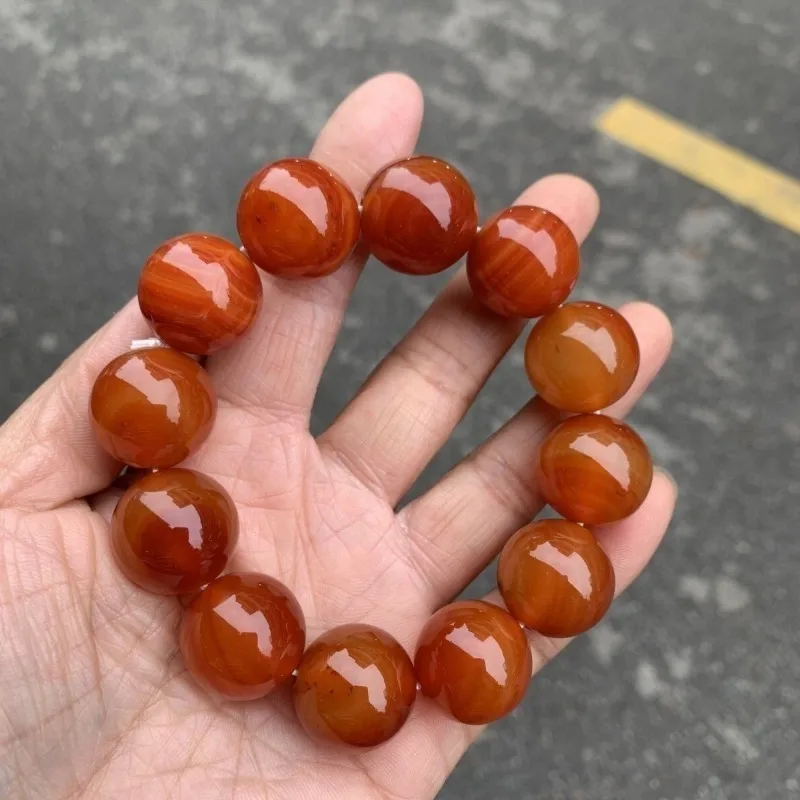 

Браслет из натурального шелка агата Пара агатовых браслетов