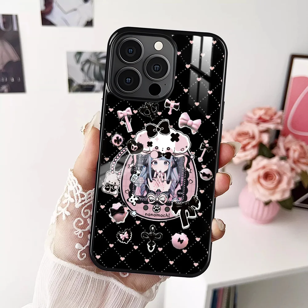 Jirai Kei Cute Girl Phone Case For iPhone 16 15 14 13 12 11 Pro Xs Max Mini Plus Antislip Shockproof Hard Funda #4