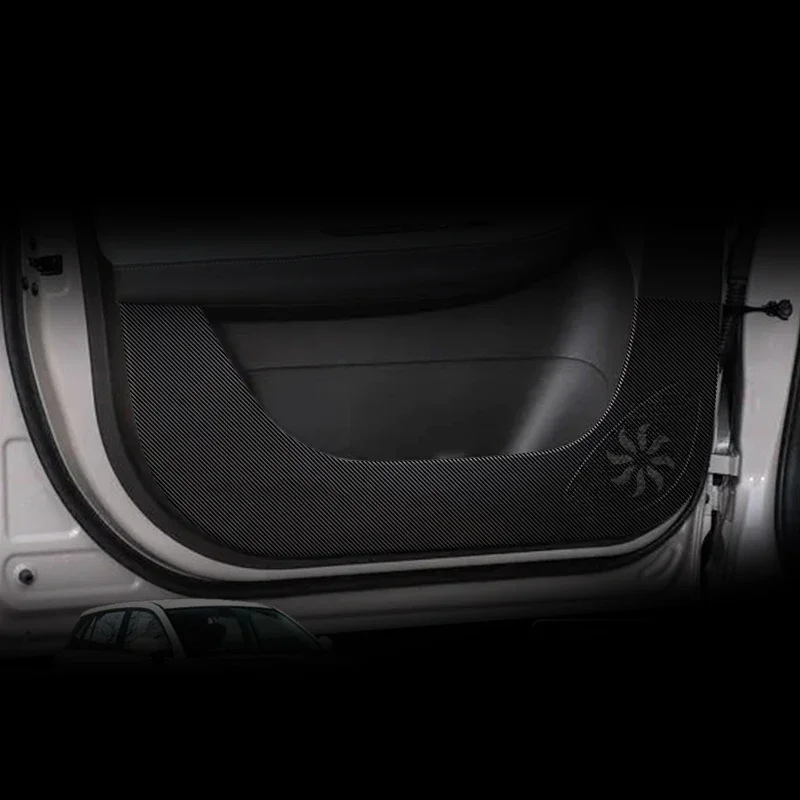 

For JAC E30X 2024 2025 2026 PU Leather Car Door Anti Kick Pad Protection Stickers Cover Protector Trim Film Auto Accessories