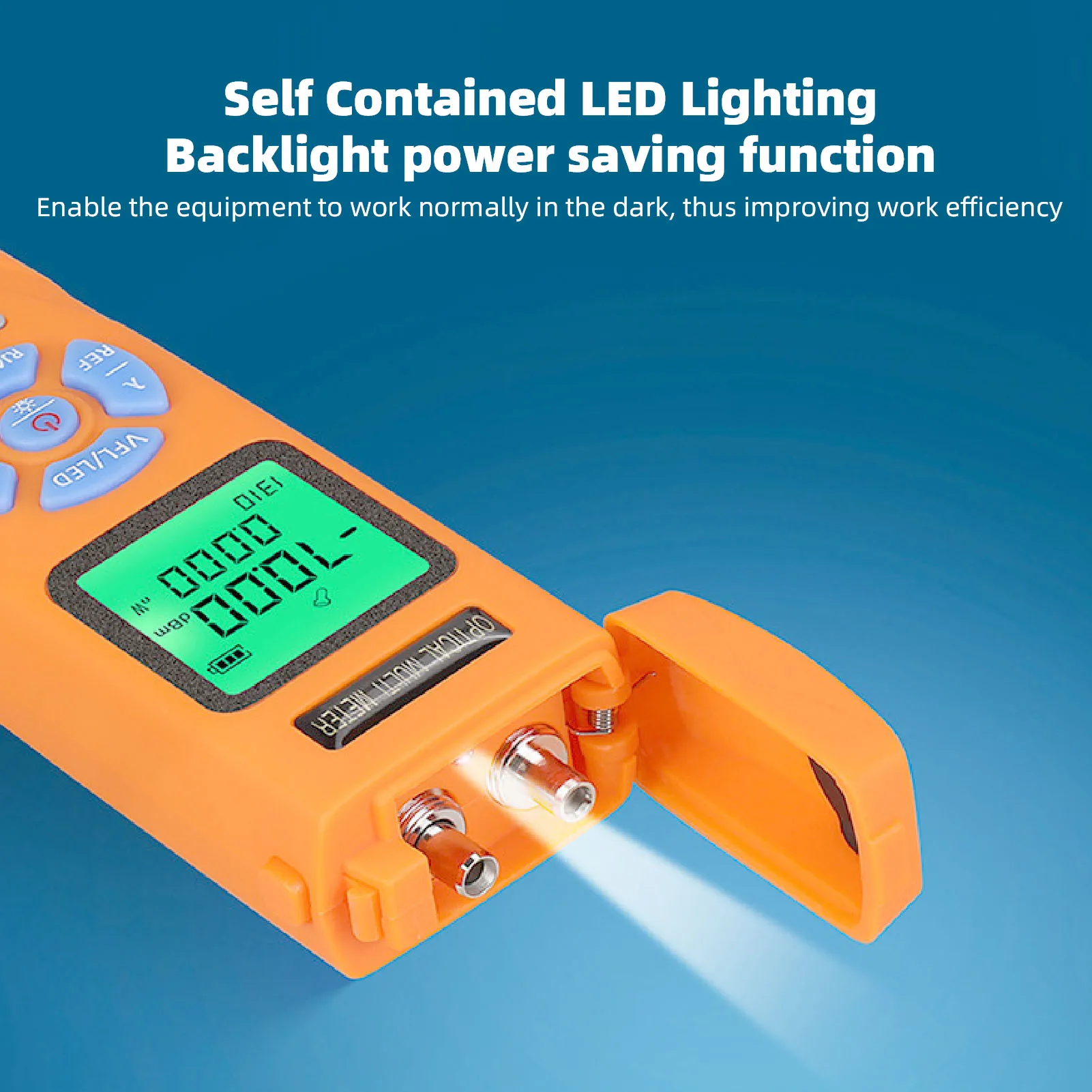 جهاز اختبار بصري -70-+10dBm 10 أطوال موجية محدد الأعطال البصرية أداة اختبار بصرية لقياس الطاقة الضوئية