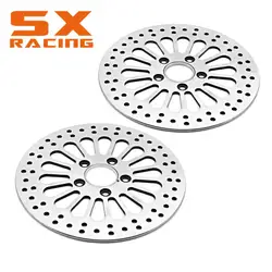 Stainless Front Rear Brake Disc Rotor Set For HARLEY TOURING SOFTAIL SPORTSTER DYNA MODELS 1984-2013 Motorcycle Accessories