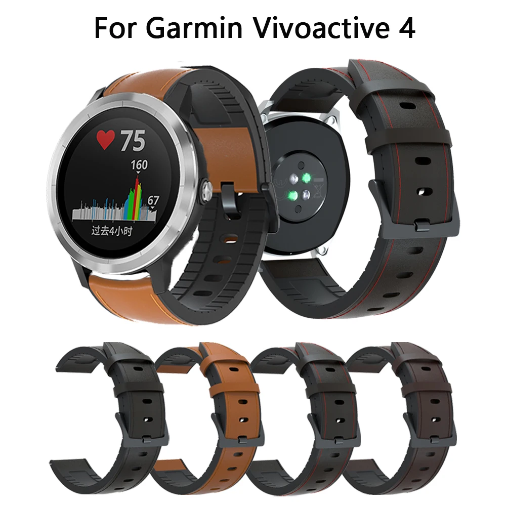 bracelet-de-montre-en-cuir-veritable-pour-garmin-vivoactive-4-venus-2-ceinture-fenix-chronos-first-avenger-a-degagement-rapide