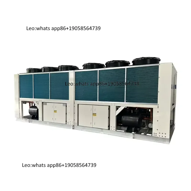 Water-cooled Screw Chiller, Water Circulation Cooling Liquid Refrigeration, Industrial Refrigeration Condenser Unit