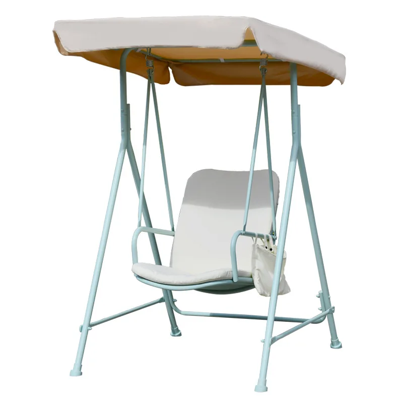 

Household wrought iron swing single rocking chair indoor swing outdoor courtyard hanging chair balcony children's swing chair