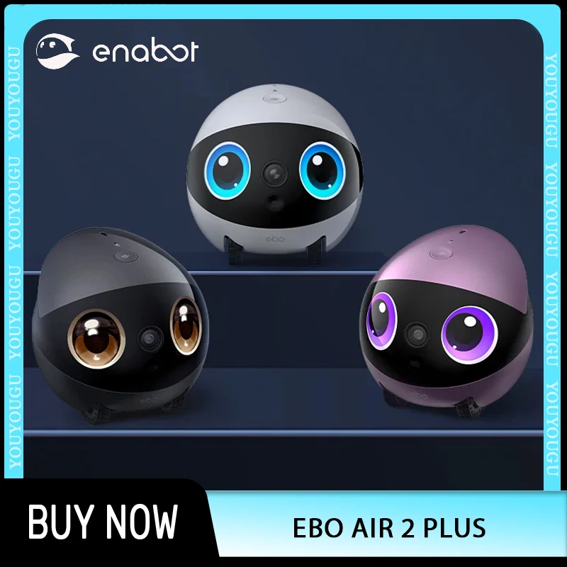 

Enabot Air 2 Plus Intelligent AI Robot Wireless Camera Robot Remote Monitoring Pet Companion Robot Real Time Control Portable