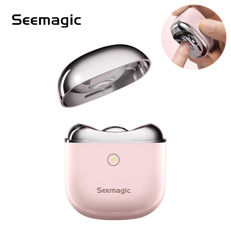 

Seemagic автоматическая электрическая машинка для стрижки ногтей из сплава, шлифовальная машинка для ногтей, безопасная защита, маникюрный инструмент, праздничный подарок для детей и взрослых