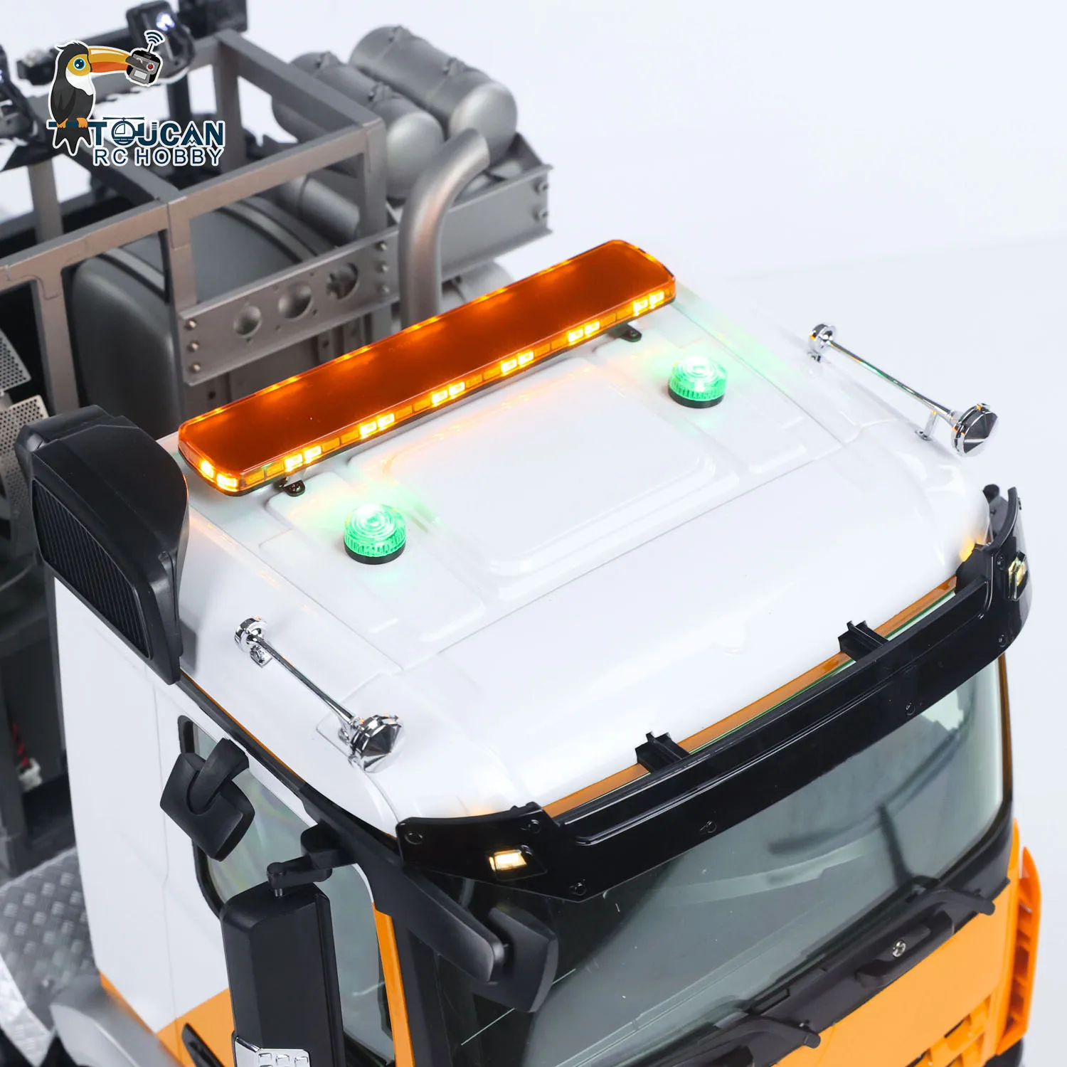 

RC Off Road Tractor Truck 1/14 8x8 Metal With Differential Lock 3-Speed Gearbox ST8 Remote Control Cars Model