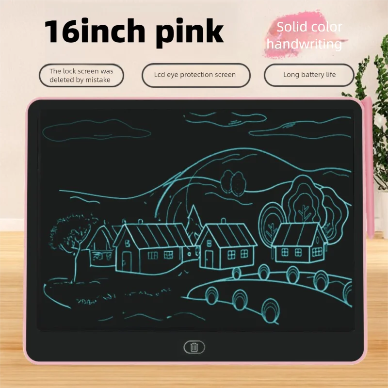 16 inch horizontal LCD handwriting board toy erasable drawing board children's graffiti board drawing board