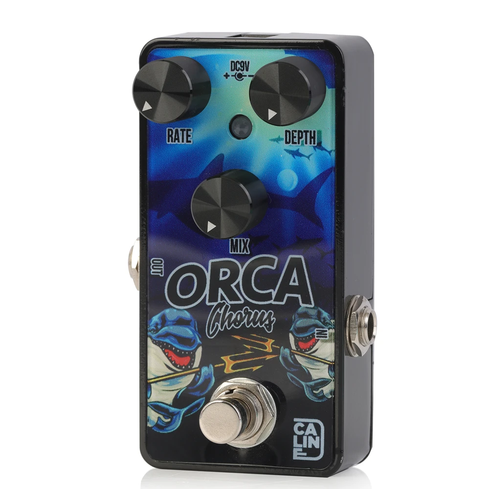 Caline G003 ORCA Digital Chorus Guitar Effect Pedal Classic Chorus Sounds of The 80\'s Electric Guitar Parts & Accessories