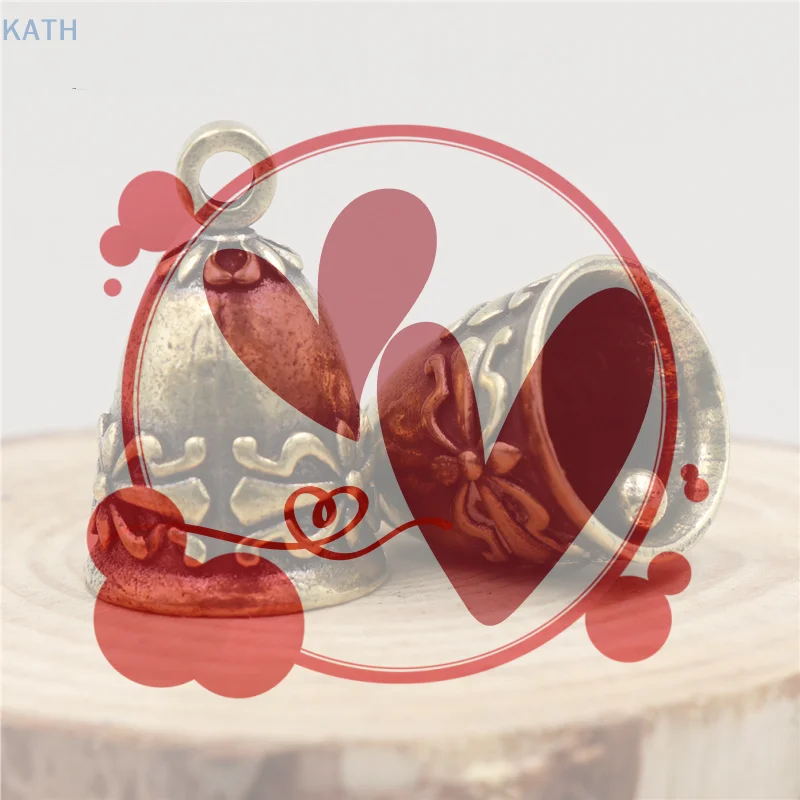 

Bell Pendant Jingle Bell Brass Vintage Keyring For Gift Decor Hanging Ornament