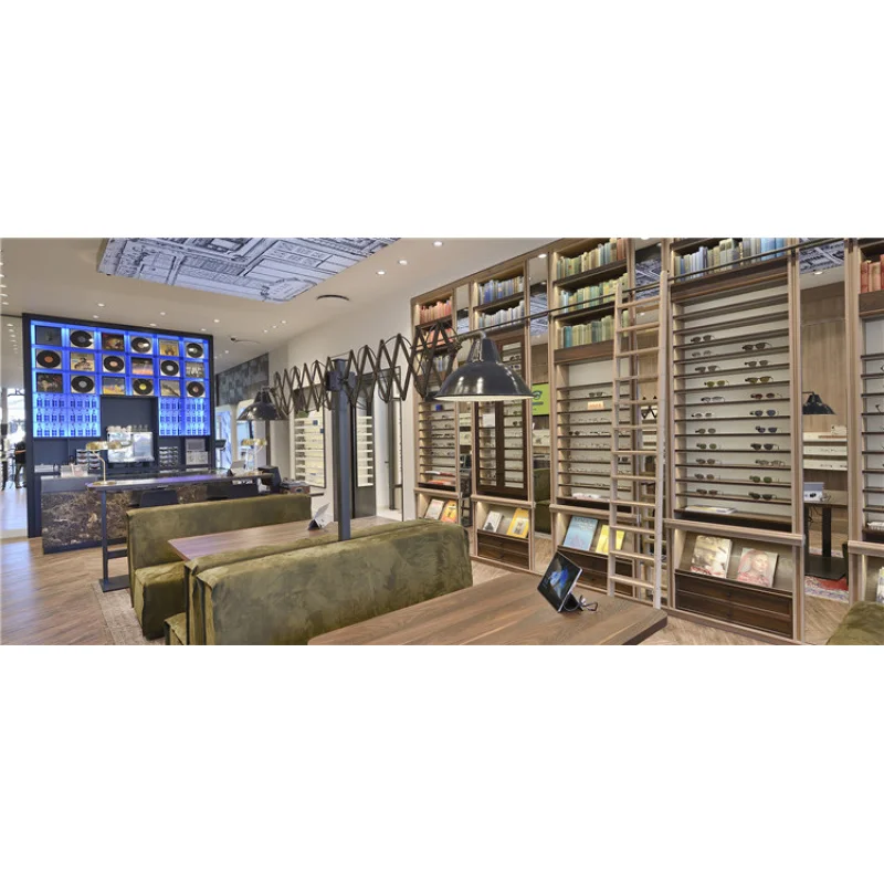（customized）Commercial Optical Store Display Furniture Small Retail Eyewear Store Interior Design