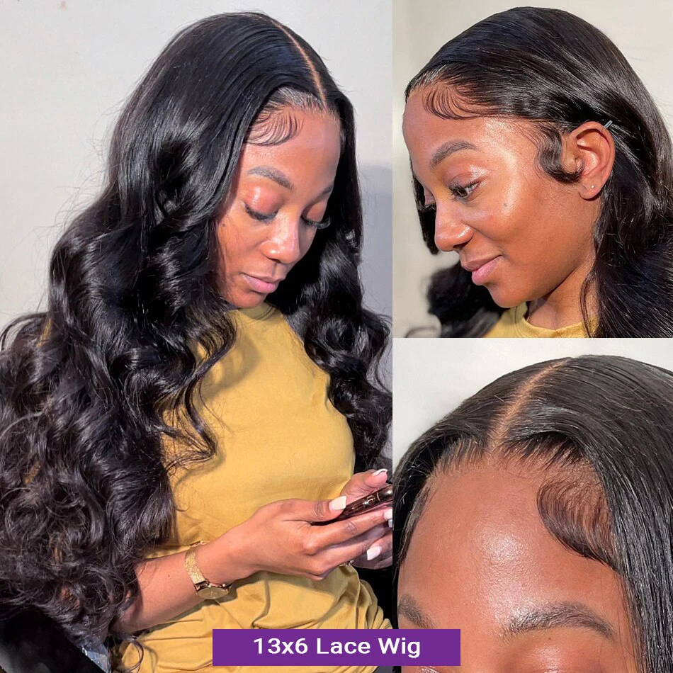 Peruca de Cabelo Humano Ondulado de 30-40 Polegadas com Renda HD 13x6, Peruca Frontal de Renda HD 13x4 Pré-Alongada, Cabelo Brasileiro para Mulheres