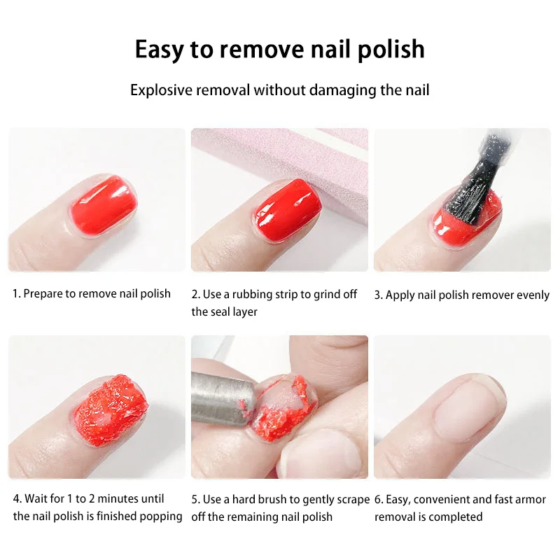 15ml Magic Fast Nail Gel Polish Remover Clean UV Soak Off Semi Permanent Varnish Nail Art Removal Tools Manicure Cleaning Agent