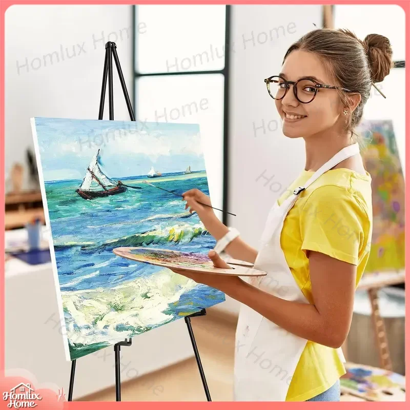 Portable Adjustable Height Artist Easel for Painting Drawing Sketching Art Display Stand Foldable Lightweight Studio Easel