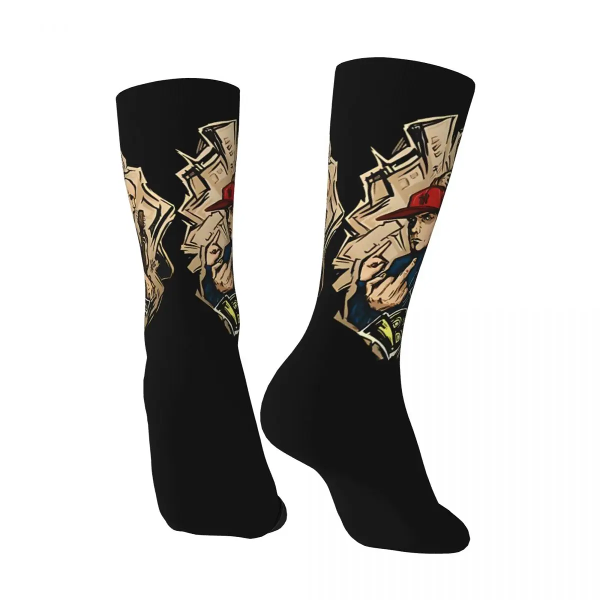 Killer Men's Socks Retro Harajuku Limp Bizkit Street Style Novelty Casual Crew Sock