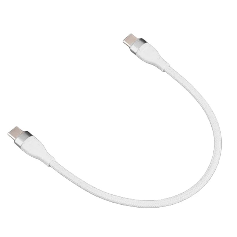 Short Type C Cable USB C Male to Male Fast Charging Cable 66W Fast 25CM