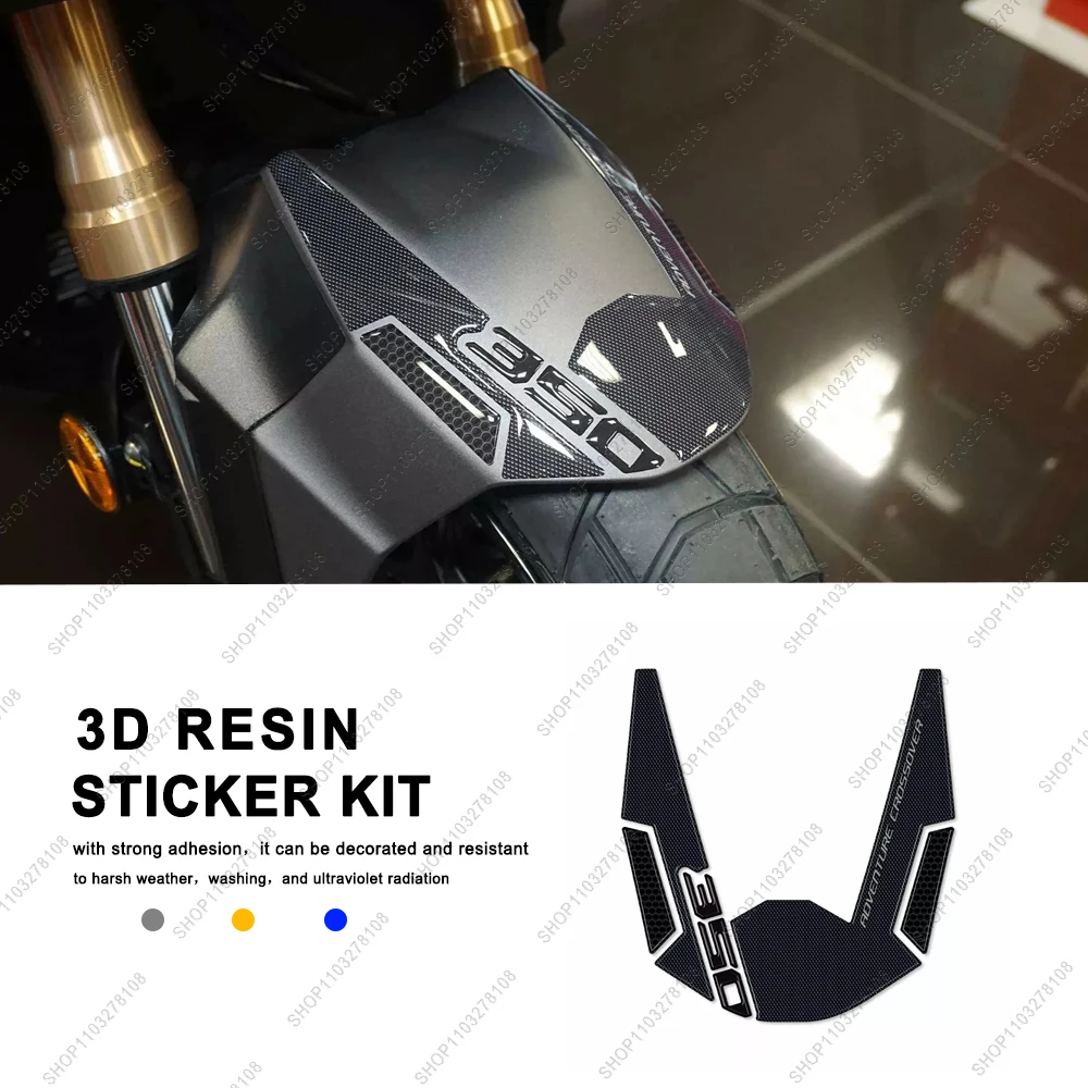 

For HONDA ADV 350 ADV350 2022-2025 Limited Edition 3D Epoxy Resin Motorcycle Mudguard Protection Sticker New Decorative Decal