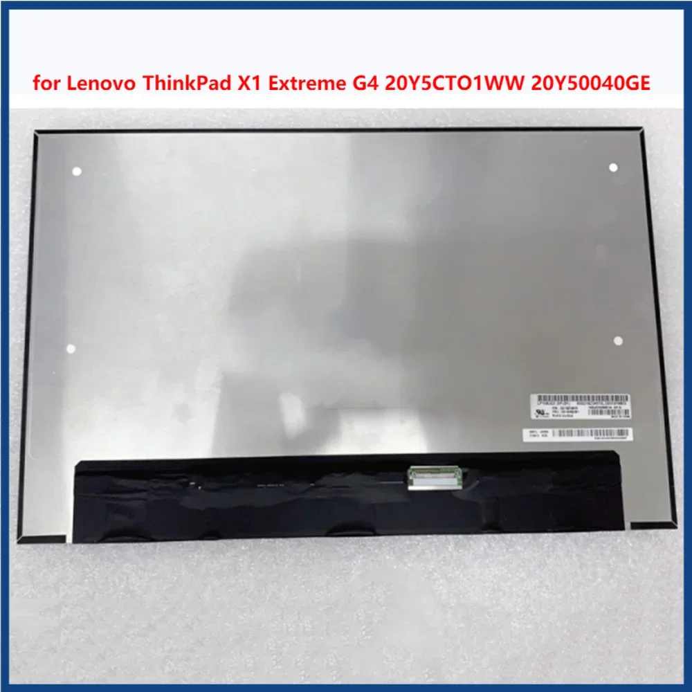 

16-дюймовый ЖК-экран IPS для Lenovo ThinkPad X1 Extreme G4 20Y5CTO1WW 20Y50040GE EDP 40 контактов 3840x2400 600 кд/м2 (тип.)