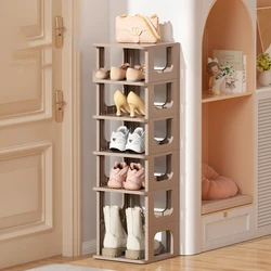 Multi-layer Dustproof Plastic Shoe Rack Organizer Household Assemble Shoe Rack for Hallway Dormitory Entrance Hall Furniture