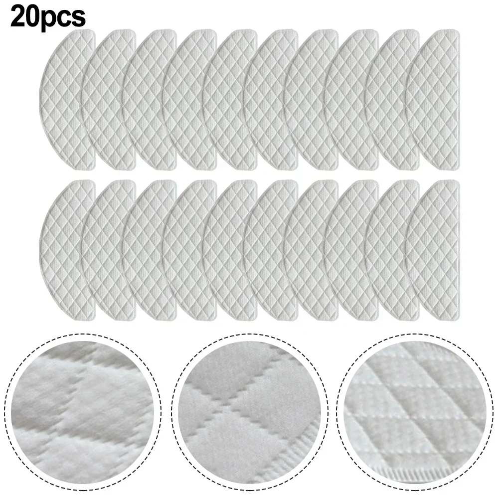 20pcs For  Imou L11-A L11 Vacuum Cleaner Accessories Mop Pad Microfiber Cloth Spray Carbon Dry And Wet Washing Home Rags