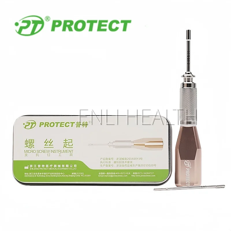 Dental Orthodontic Micro Screw Instrument Screw Screwdriver Handles With General Tool Head Dental Instrument Tool